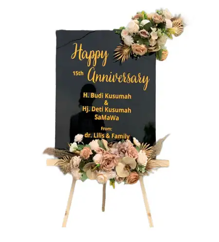 Papan Bunga Akrilik Tlogo