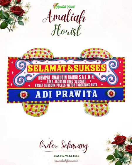 Papan Bunga Ucapan Selamat Tlogo